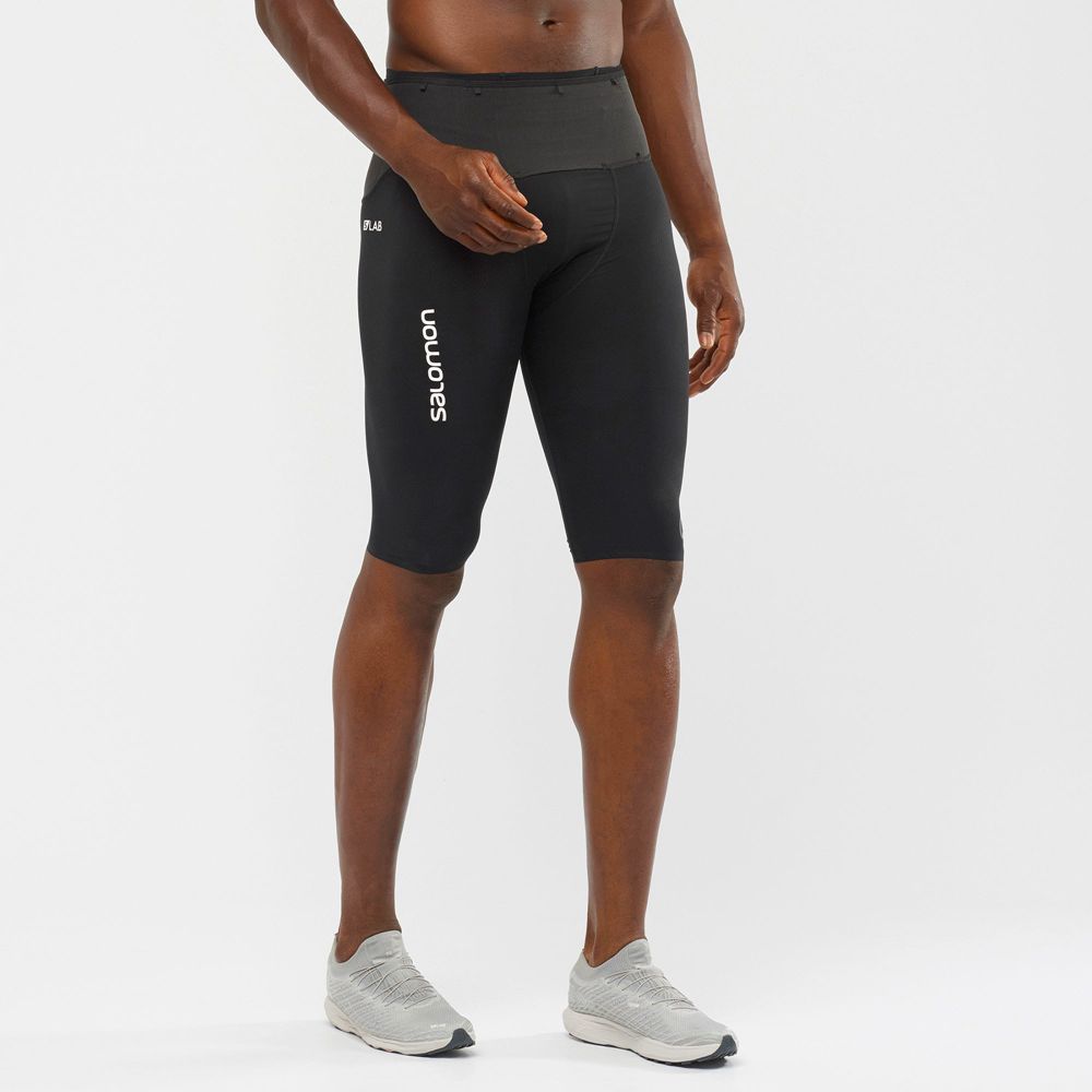 Leggins Salomon Hombre Negras - Salomon Argentina S/LAB NSO,863052-OKJ